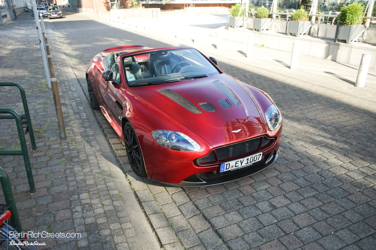 Aston Martin V12 Vantage S Roadster spotted in Düsseldorf — BerlinRichStreets